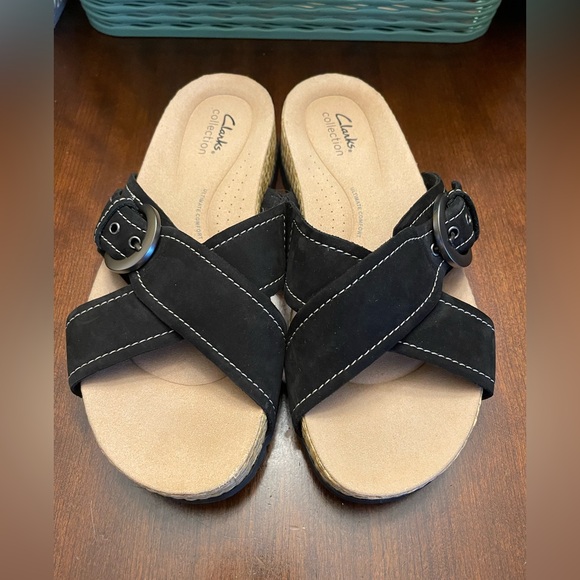 NWOT Clarks Collection Leather Slide Sandals- Reileigh
May - Picture 3 of 7